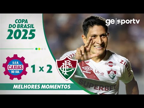 Gols e lances de Caxias x Fluminense