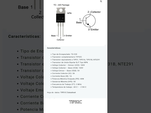 Vídeo relacionado con Kit de 12 transistores NPN y PNP TIP31C TIP32C TIP41C TIP42C TIP120 TIP122