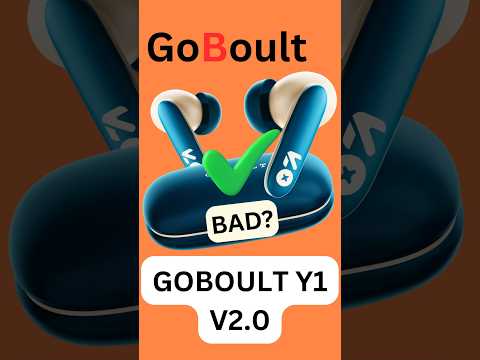 Thumbnail for GOBOULT Y1 v2.0 Real Review – Good or Bad? 🔥 #GOBOULT Best Earbuds Under 1000