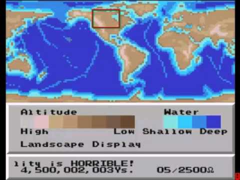 Sim Earth : The Living Planet Atari