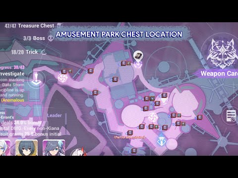 Amusement Park Chest Location Honkai (47/47) | Elysium Everlasting, Chapter 30