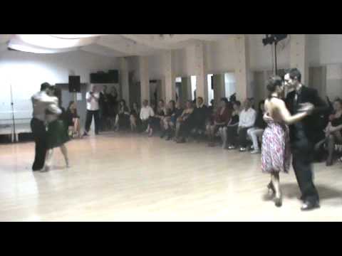 2 Federico Farfaro i Liesl Bourke oraz Mariano Bielak i Paula Gurini milonga w CK105 - 1 FTA