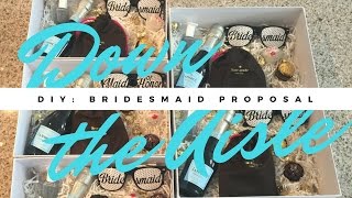 DIY Bridesmaid Proposal Box | How I Proposed to the Ladies! | Tina Slayer