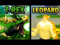 T-Rex VS Leopard | PVP | Blox Fruits