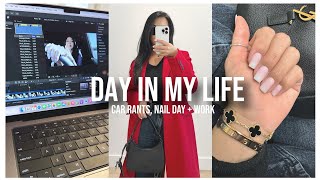 day in my life: car rants, nail day + mom & work life.