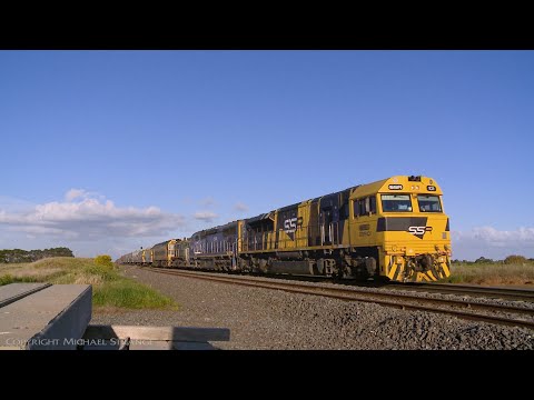 2SK2 SSR Grain Train With SSR101, C505, 48s35 & G513 - PoathTV Australian Railways