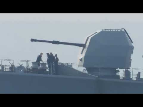 HMS NORTHUMBERLAND Situated in the River Forth 24/04/2022