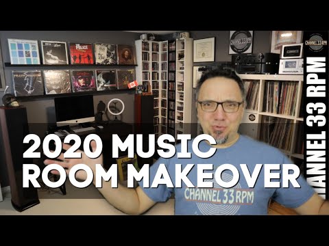 Music room makeover and tour 2020 | Full stereo setup | VINYL COMMUNITY