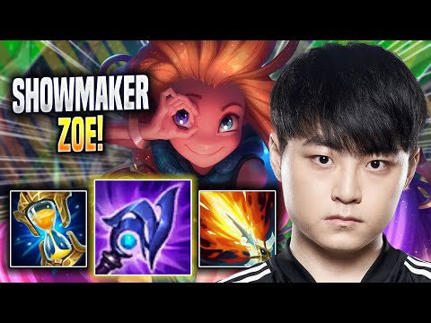 SHOWMAKER BRINGS BACK HIS ICONIC ZOE! - DK ShowMaker Plays Zoe MID vs Twisted Fate!