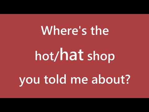 Practice English Vowels /ɑ/ NOT and /æ/ CAT - American Accent