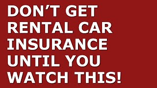 Rental Car Insurance Explained | Do You Need Rental Car Insurance
