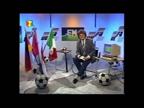 RTLplus 1988: "EM am Abend" - Ende & Werbeblock
