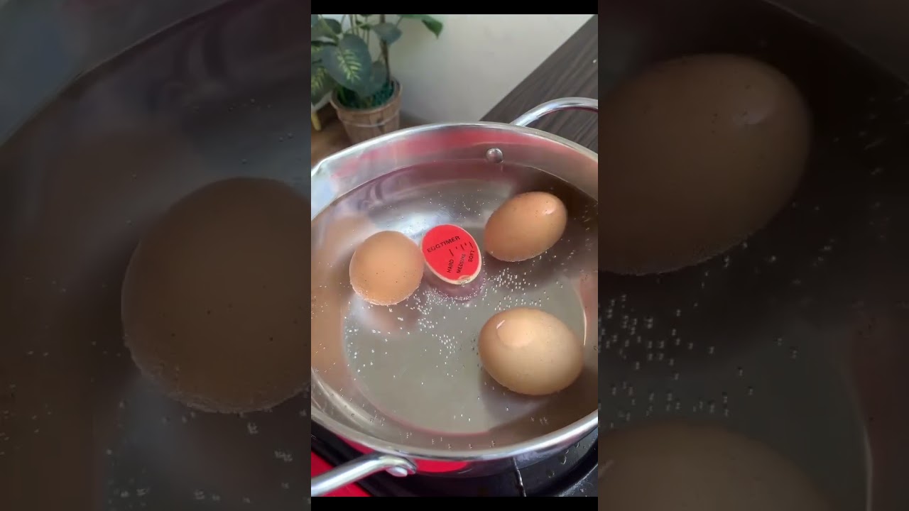 Hard Boiled Eggs Changing Timer #timer #egg #cooking