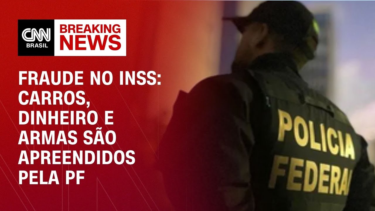 Operação da PF contra fraude do INSS apreende carros, dinheiro e armas | LIVE CNN