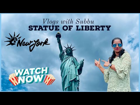 சுதந்திர தேவி சிலை @vlogswithsubbu | America Statue of Liberty New York | USA Tamil Vlogs 🇺🇸