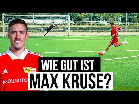 Fussball Challenge vs. Max Kruse |  Wie gut ist der Ex-DFB-Star ?