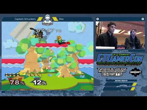 CT Gamercon 2 - Losers Quarters: Captain Smuckers vs. Slox