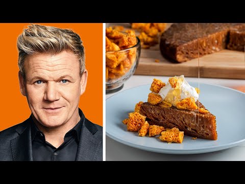 Making Gordon Ramsay's Honeycomb Cake Recipe!