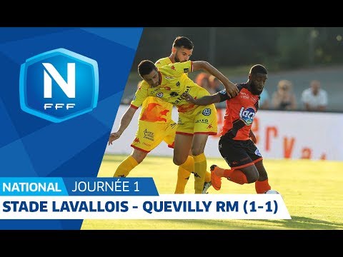 J1: Stade Lavallois - Quevilly Rouen M. (1-1), le résumé I National FFF 2018-2019