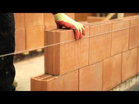 Wienerberger's Porotherm: 6. Laying the Blocks