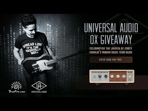 Universal Audio OX Giveaway Presented by Corey Congilio & TrueFire