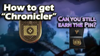 How to get Chronicler Seal - Destiny 2 - Do you want the pin? - Lore Book Tips