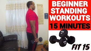 SIMPLE BEGINNER 15 MINUTE WORKOUT | FIT 15 | Burn Fat