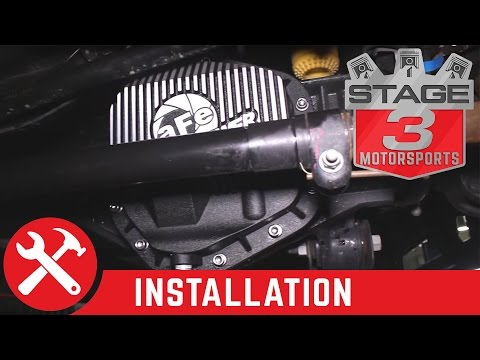 1994-2015 F-250/F-350 aFe Front Differential Cover Install