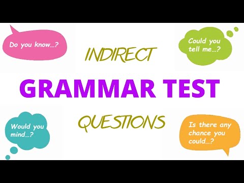 Indirect Questions Quiz – English Grammar Test