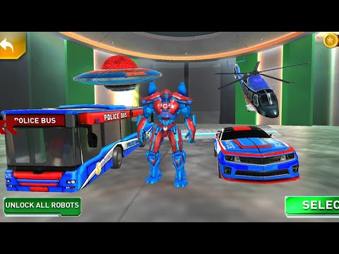 Bus Robot Car Game APK : Space Robot Transform War : 1.6 And Android /ios - Gameplay