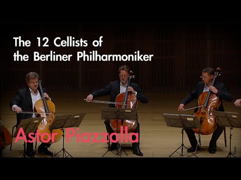 The 12 Cellists of the Berliner Philharmoniker - Astor Piazzolla : Milonga del Angel | OPUS Masters