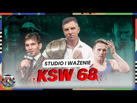 RUTKOWSKI I PARNASSE OKO W OKO - CEREMONIA WAŻENIA PRZED KSW 68 + STUDIO - MATEUSZ BOREK I GOŚCIE