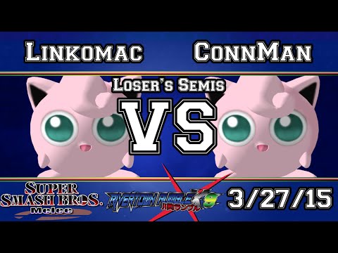 RRX9! - Linkomac (Jigglypuff) Vs LS | ConnMan (Jigglypuff) - SSBM Losers Semis - Melee