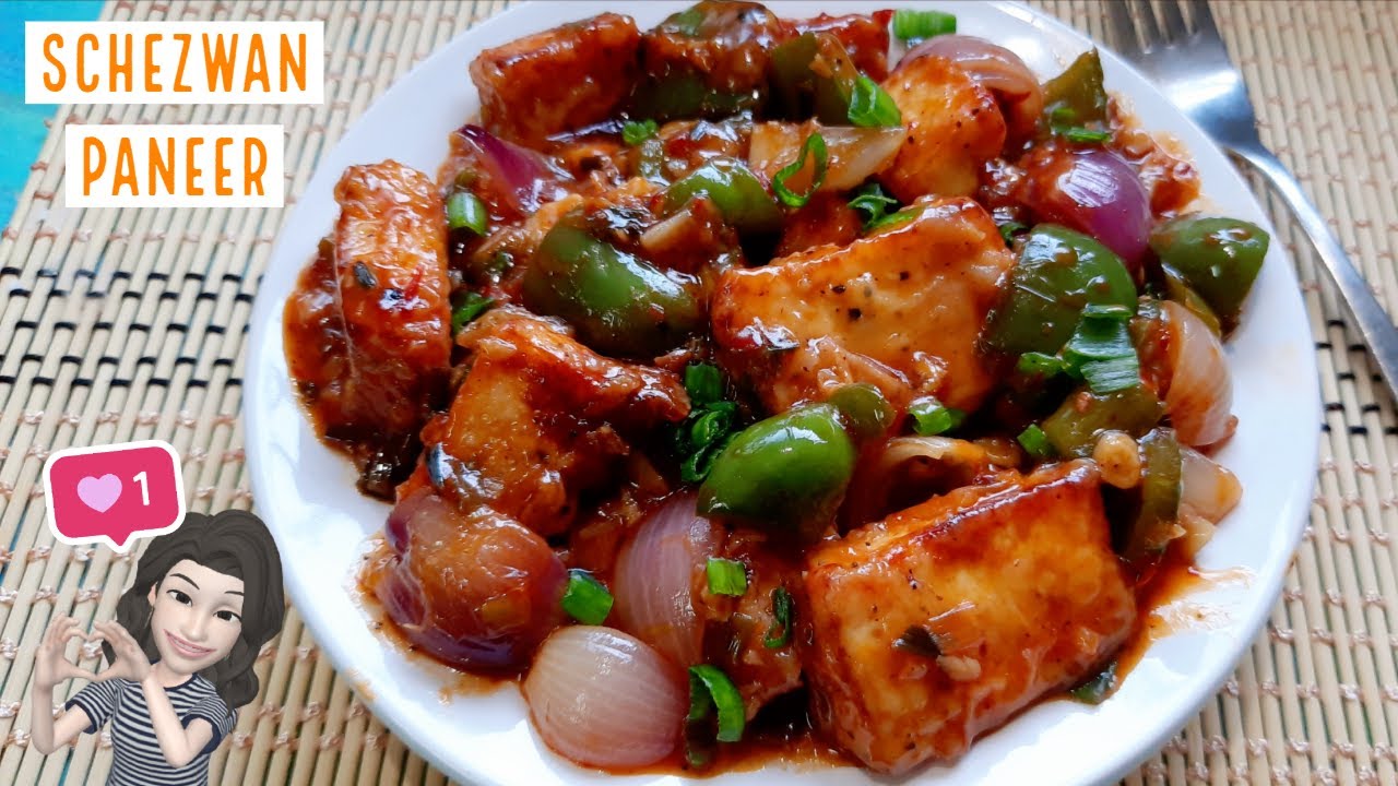 spicy schezwan paneer recipe | paneer in schezwan gravy | chinese paneer | schezwan chilli paneer