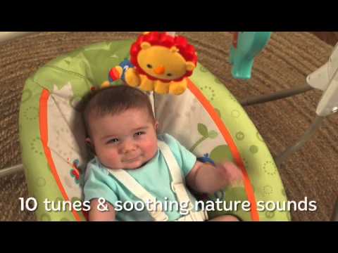 Дитяче крісло-гойдалка Fisher-Price Джунглі (BFH05)