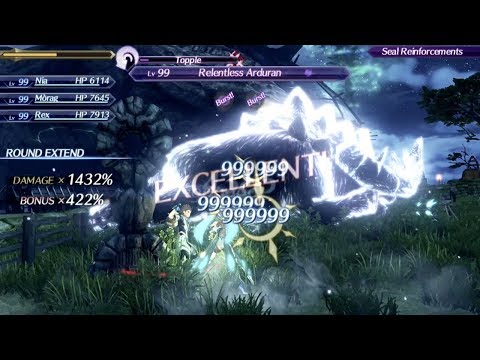 Xenoblade Chronicles 2 New Game Plus 1.4 - Perun Lv1 Special Damage Caps