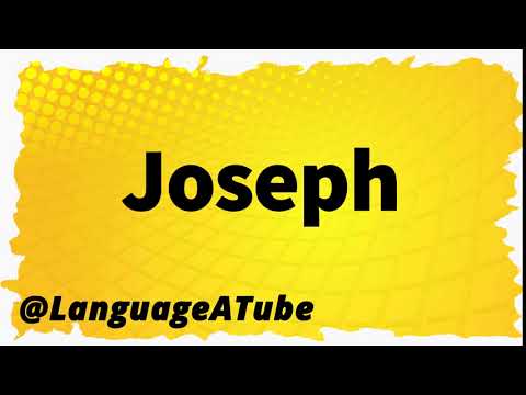 Joseph Pronunciation ⚡️ How To Pronounce Joseph!