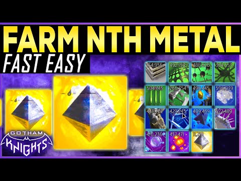 Gotham Knights BEST NTH METAL FARM - Fast and Easy Farming Material Method