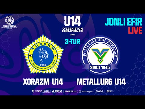 U-14 Chempionati. C-guruhi 3-tur. Xorazm - Metallurg. LIVE