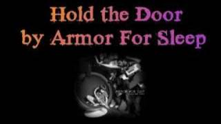 Hold the Door by Armor For Sleep