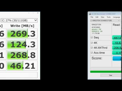 Kingston SSDNow UV400 120GB Benchmarks