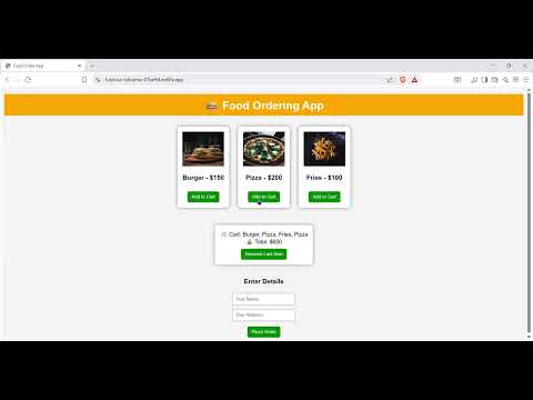 Task Demo - DAS003166 - FreshBite - Online Food Ordering