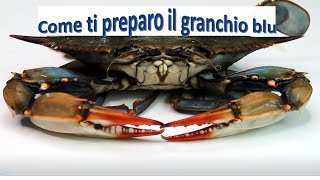 Pulizia, cottura e preparazione del granchio blu (Callinectes sapidus)!