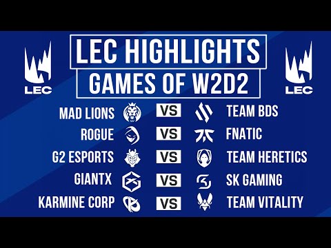 LEC Highlights ALL GAMES Week 2 Day 2 | LEC Winter 2024