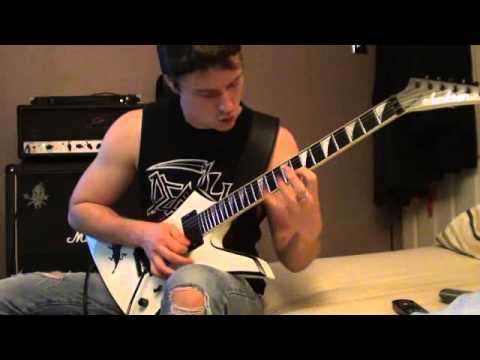 Tornado of Souls solo - Megadeth (Covered by Jonny Barker)
