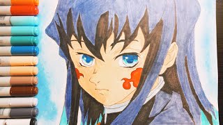Drawing Muichiro Tokito / 時透無一郎描いてみた 【Demon Slayer】
