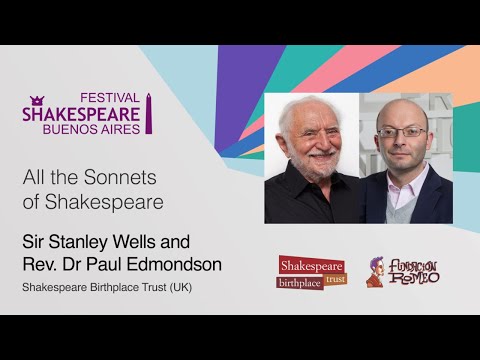 Stanley Wells and Paul Edmondson "All the sonnets of Shakespeare". Festival Shakespeare Buenos Aires