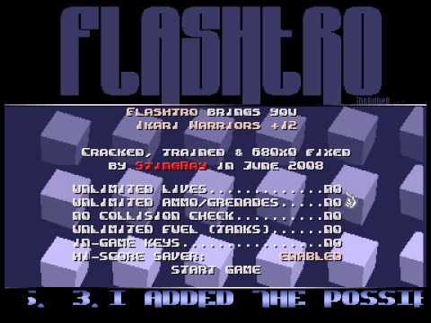 Flashtro - Ikari Warriors 680x0 Fix - Amiga Cracktro