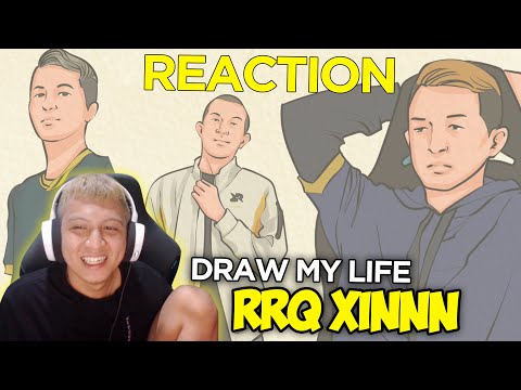 THE JOURNEY AND STORY OF BECOMING A PRO PLAYER RRQ XINNN - REACTION DRAW MY LIFE!!!