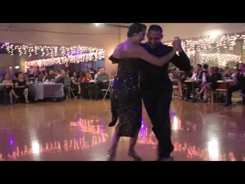 Yesica Esquivel and Ariel Leguizamon at Milonga Sonata 1/4